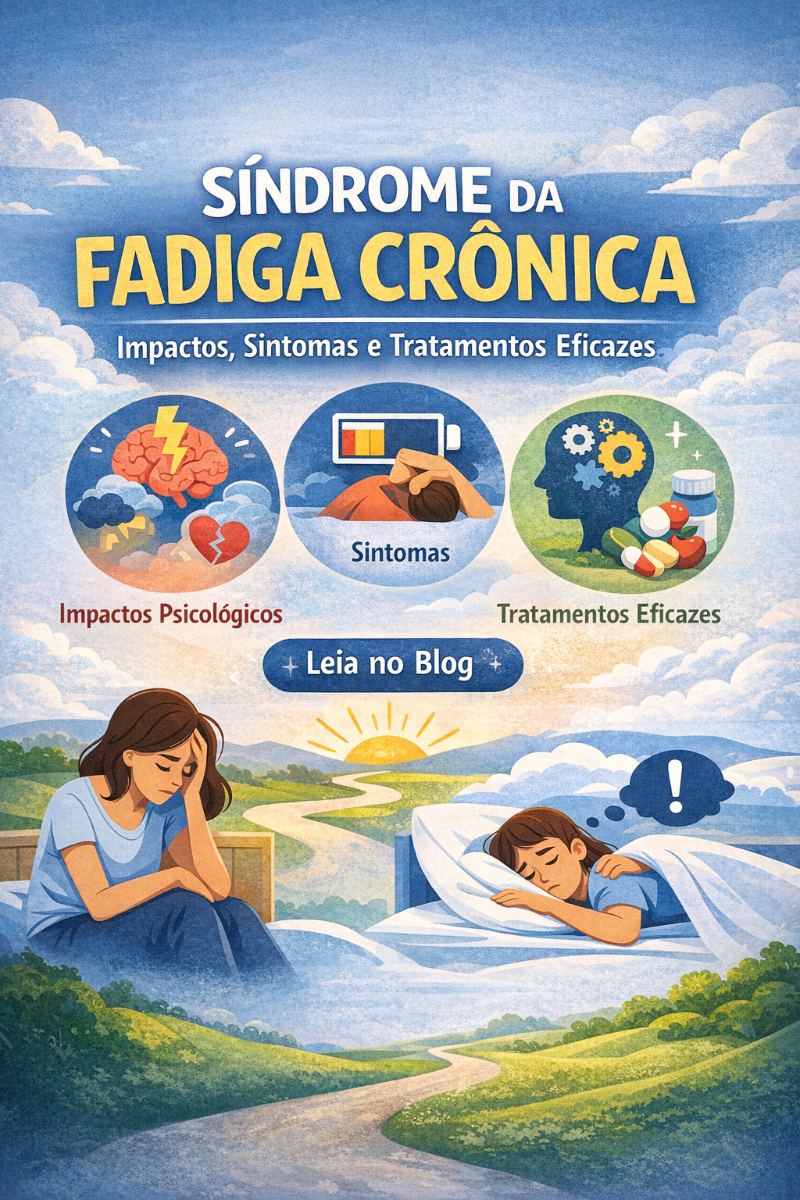 Capa do artigo Síndrome da Fadiga Crônica: impactos psicológicos, mentais e os caminhos mais eficazes de tratamento na atualidade.